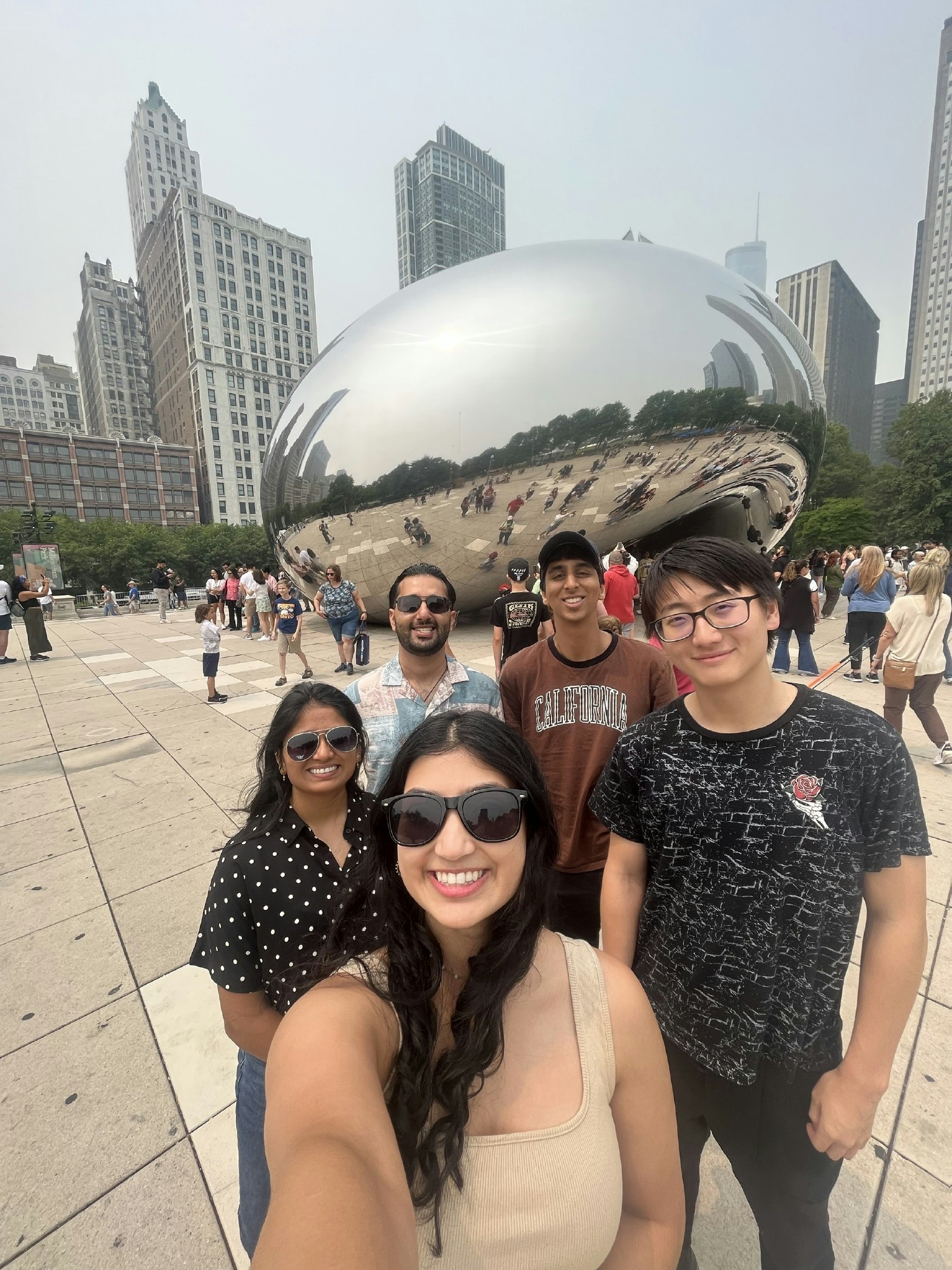 Our Tech Interns exploring Chicago together during the summer!