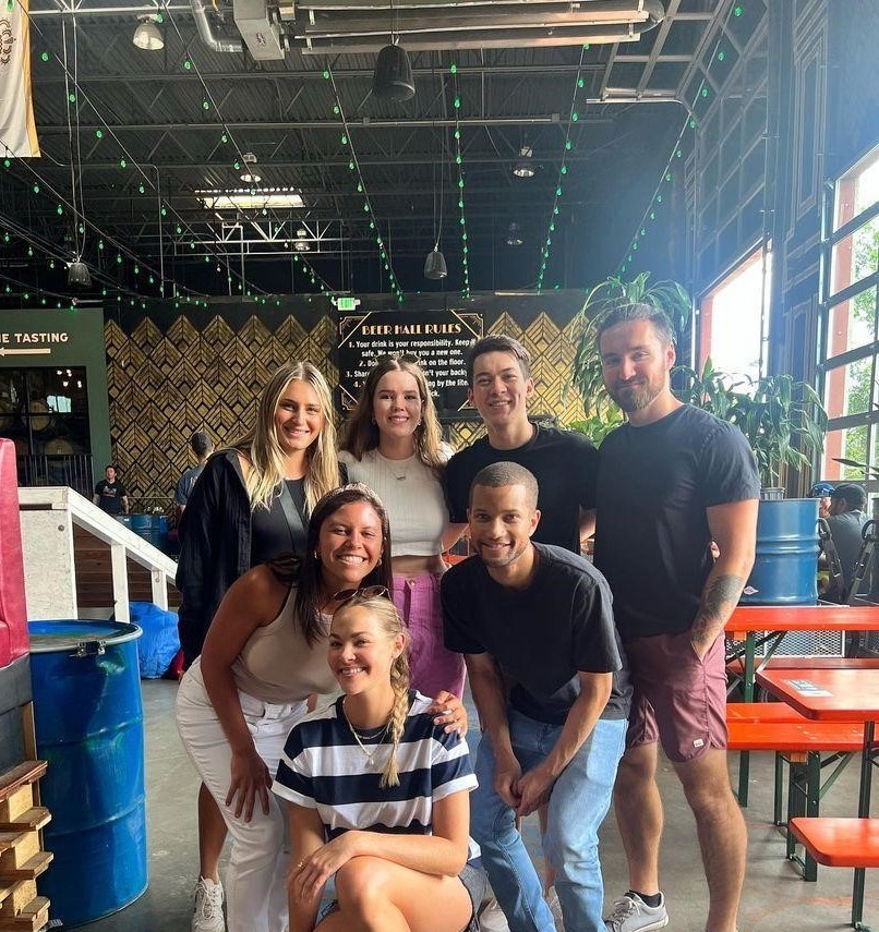 Our Denver Search and Social team during a summer outing!