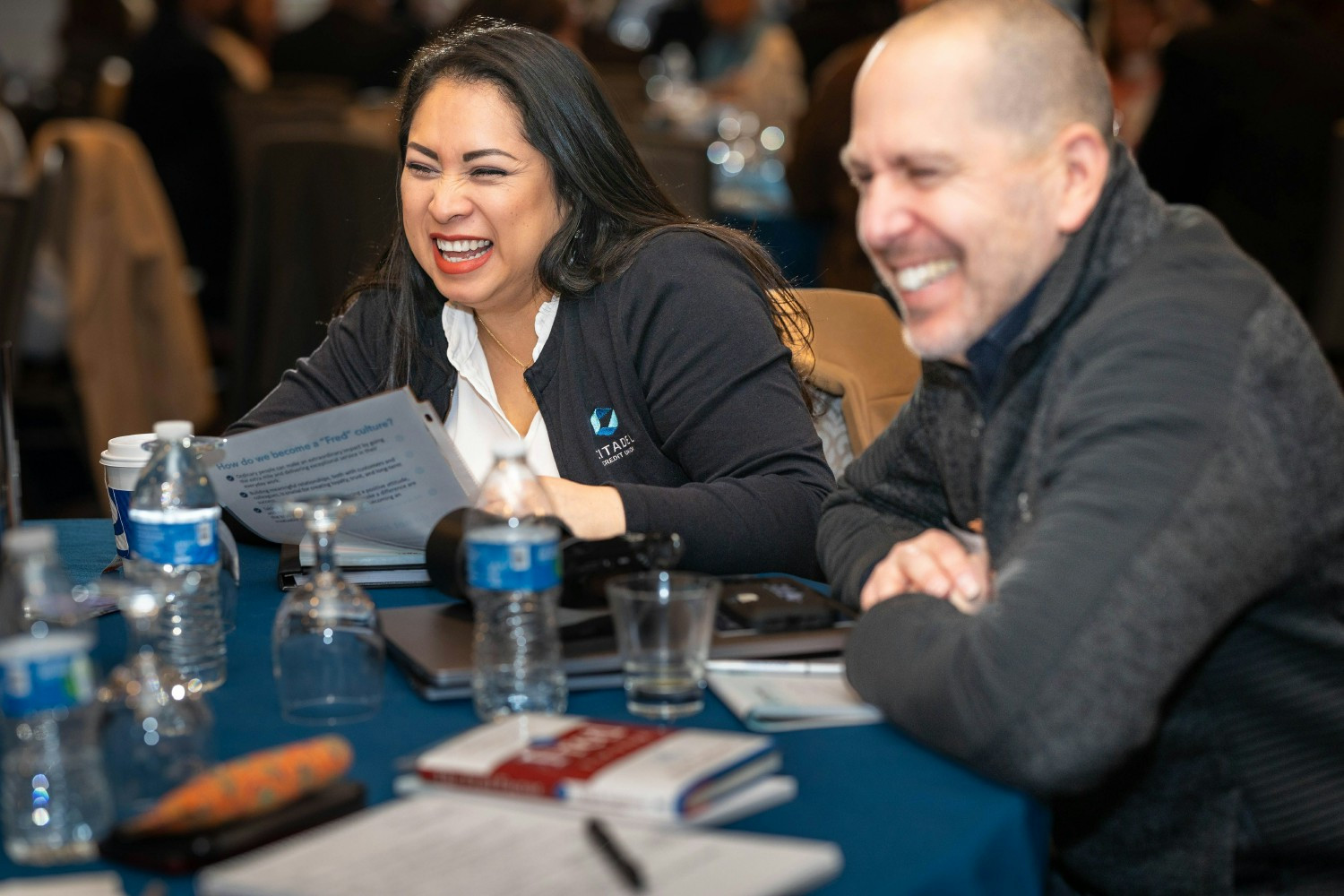Leaders engaging in conversation around how we evolve and strengthen our partnerships.