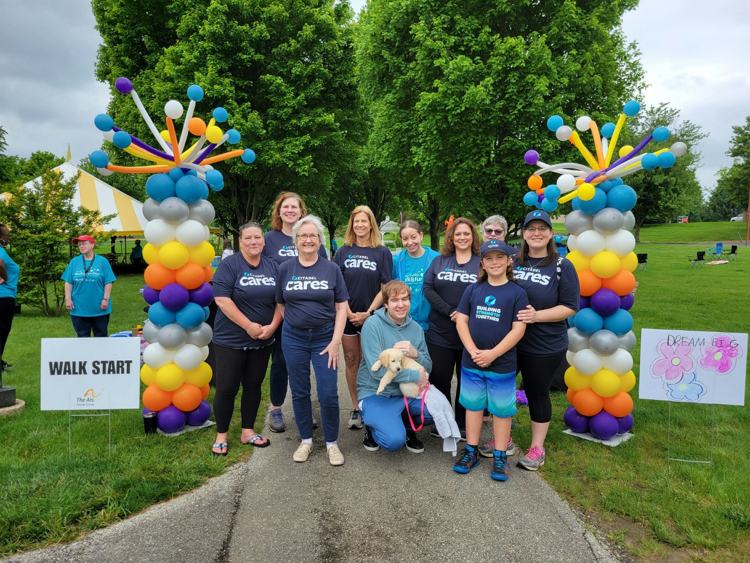 Citadel employees taking the opportunity to build strength in the communities we serve. 
