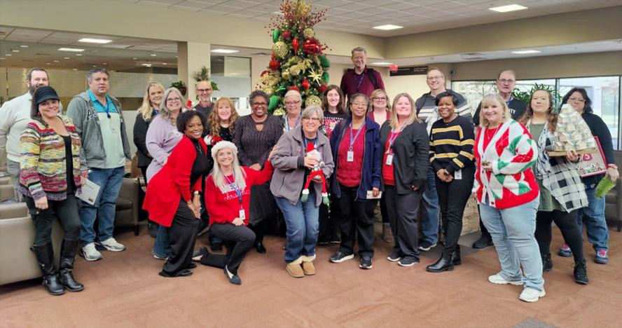 Christmas celebrations
Ugly sweaters, big smiles & one amazing tree — the Tulsa team knows how to make the season bright