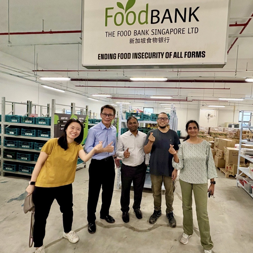 Our Singapore team coming together for a food drive initiative, supporting local communities and sharing care beyond the
