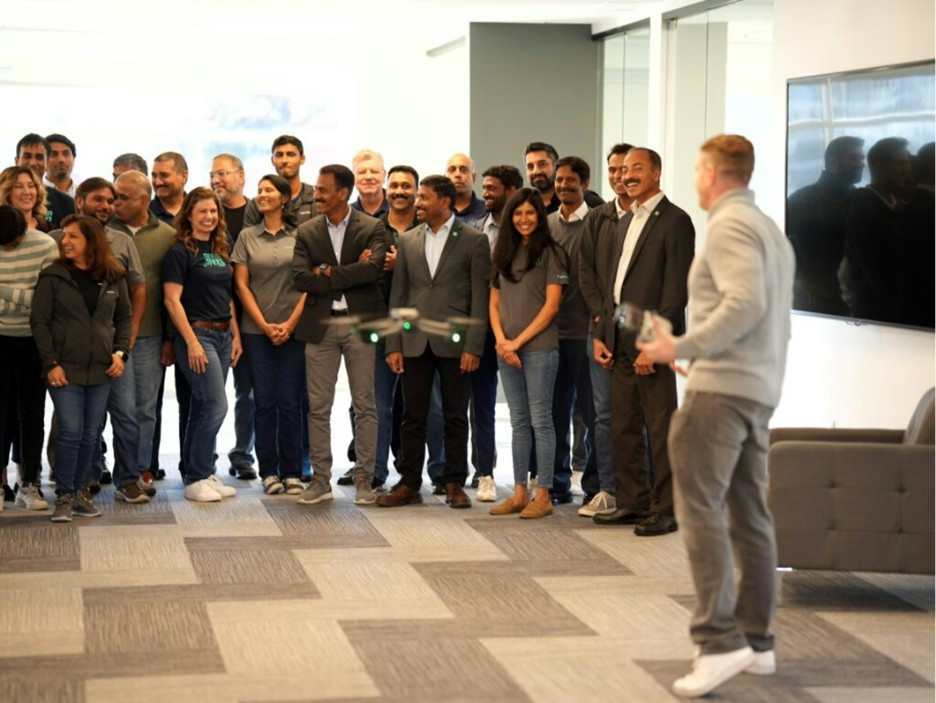 The Pleasanton Headquarters team gathers to celebrate wins and share in the success together. 