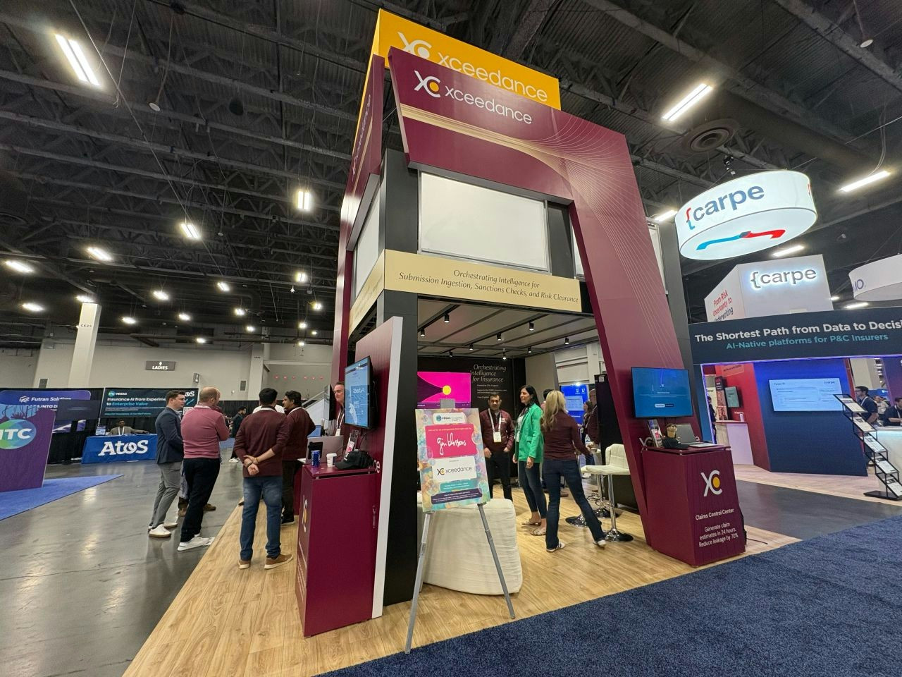 Xceedance booth at ITC in Vegas 2026