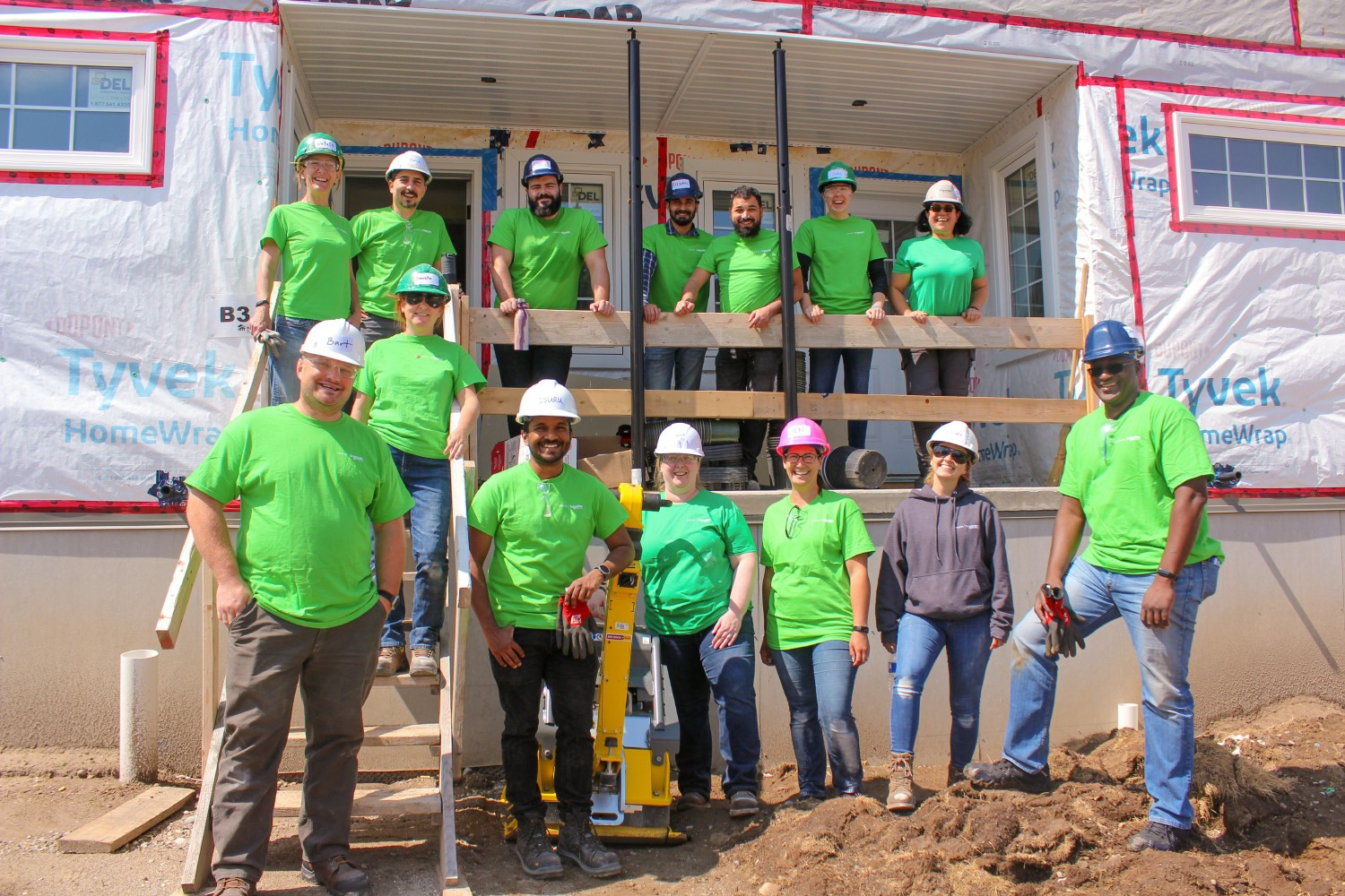 We are proud to make a meaningful difference in our communities through volunteer build days with Habitat for Humanity.
