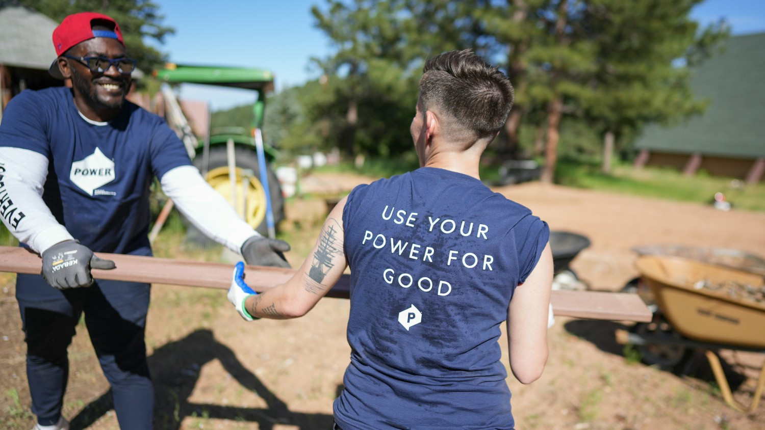 Employees volunteer through 'Power for Good', which gives employees voice and choice to impact causes they care about. 