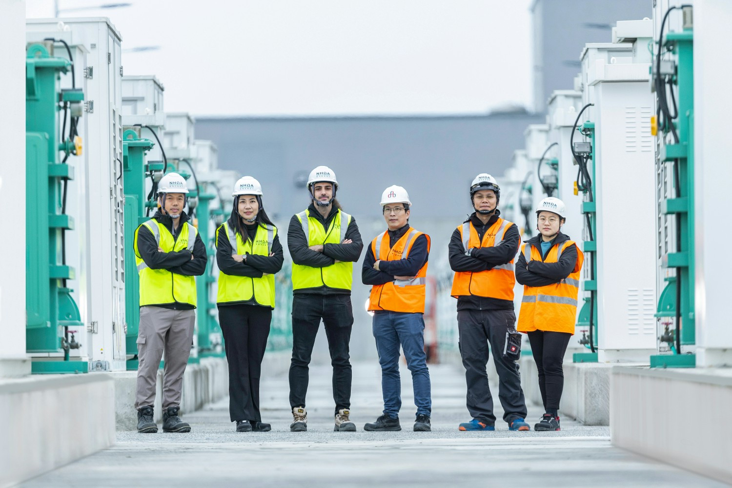 Our team at work at the Heping site in Taiwan