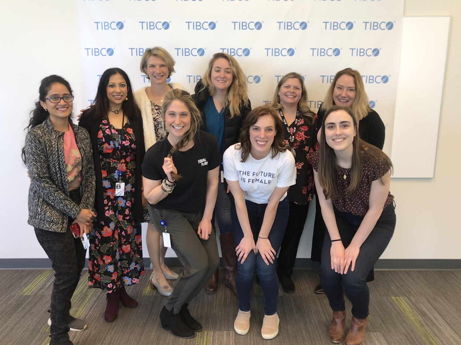 Team members in the Denver office gathered pre-quarantine for International Women's Day. 