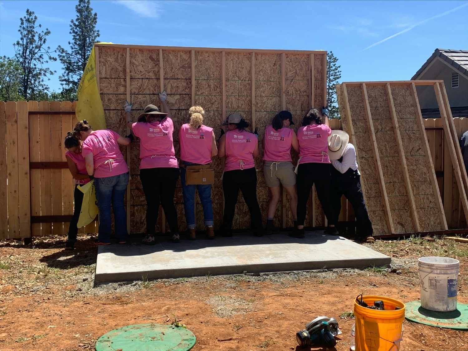 Habitat for Humanity Build in Butte County, CA