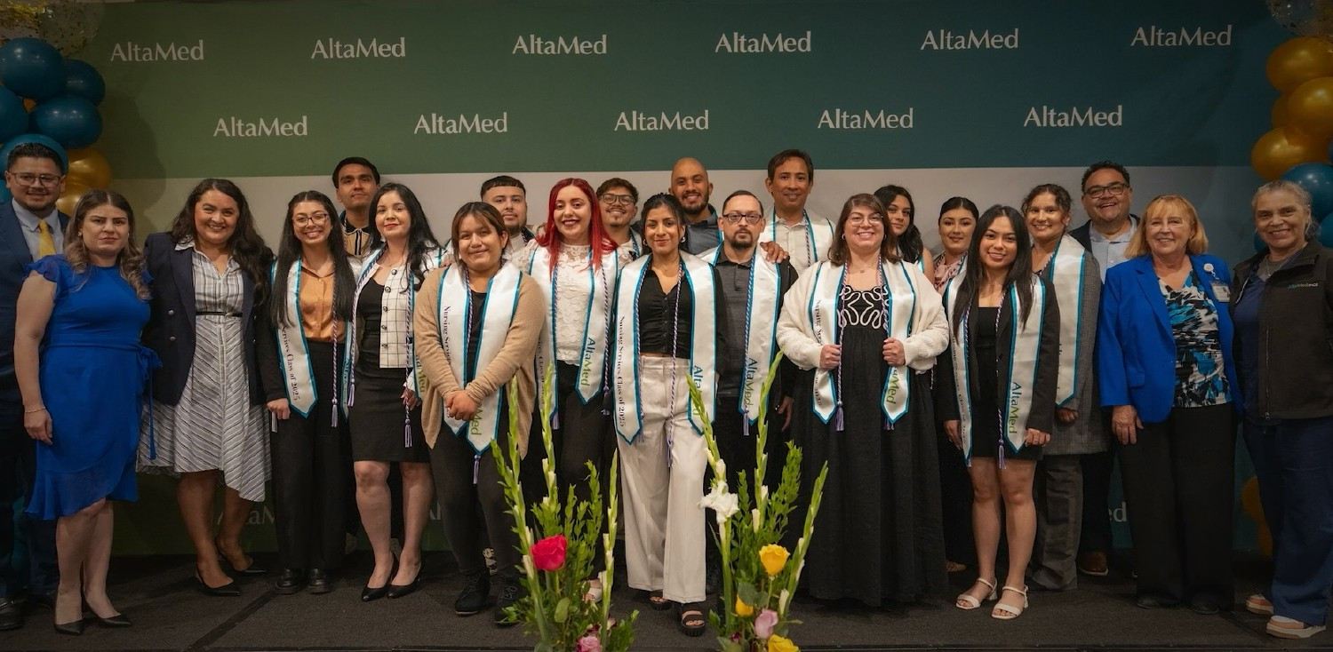 AltaMed leaders and educators celebrate the 2025 Nursing Services graduates