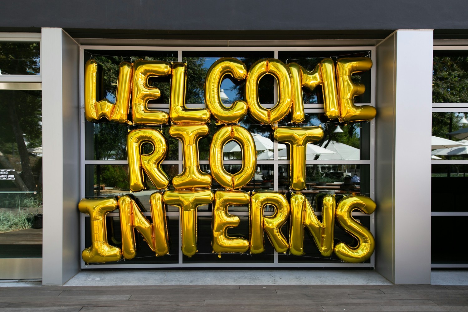 Celebrating our new class of Riot interns.