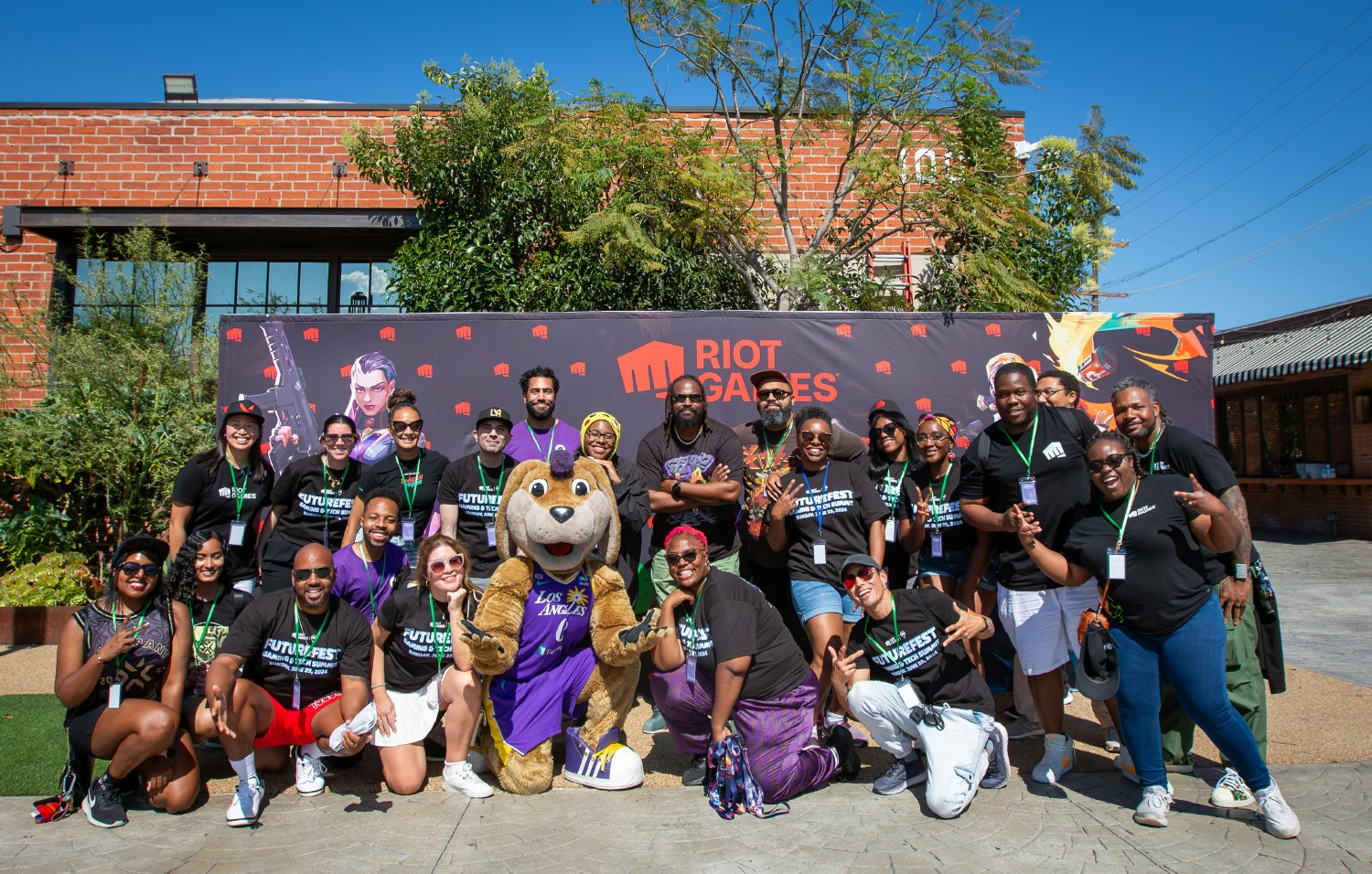 Rioters joined South Los Angeles middle and high school students at the SoLa Impact Beehive for a day of activities