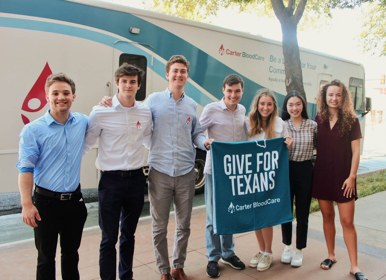 Satori interns organizing a blood drive for our entire building as part of Satori Serves.