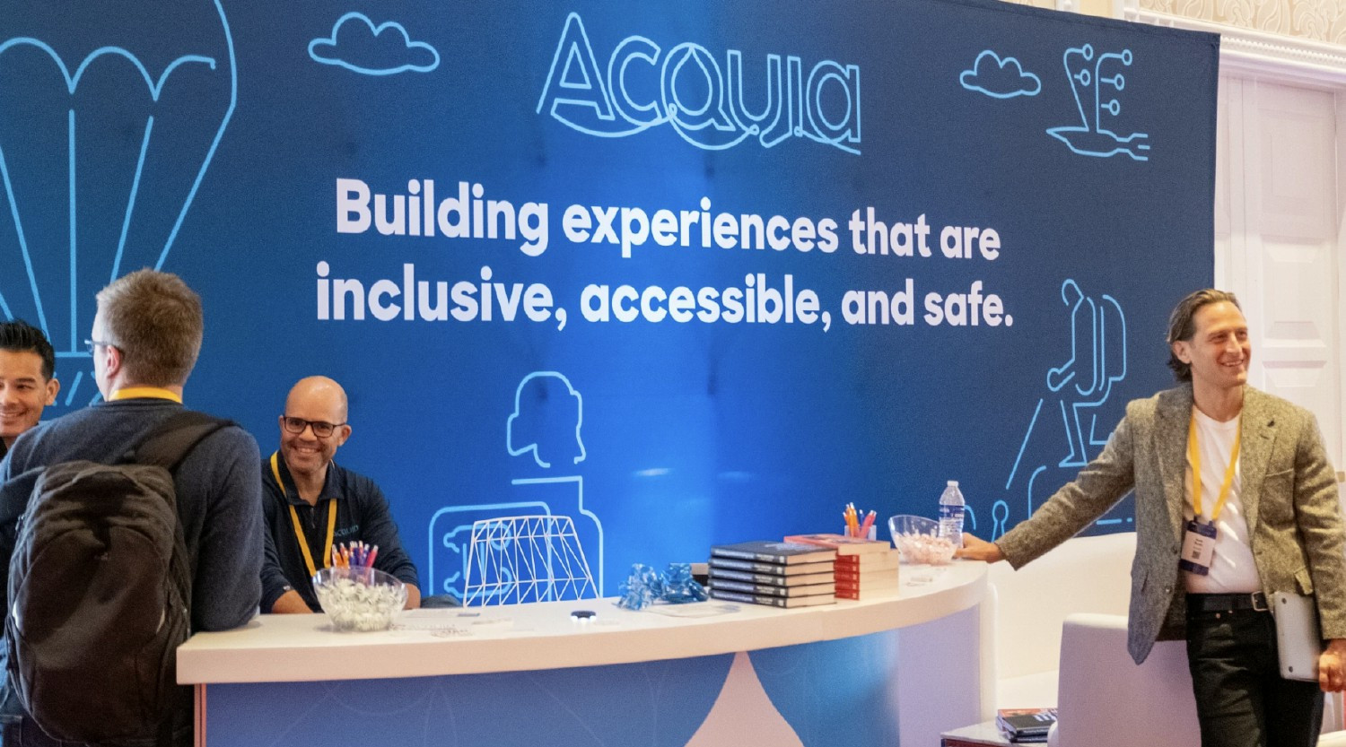 Acquia's Engage Booth 