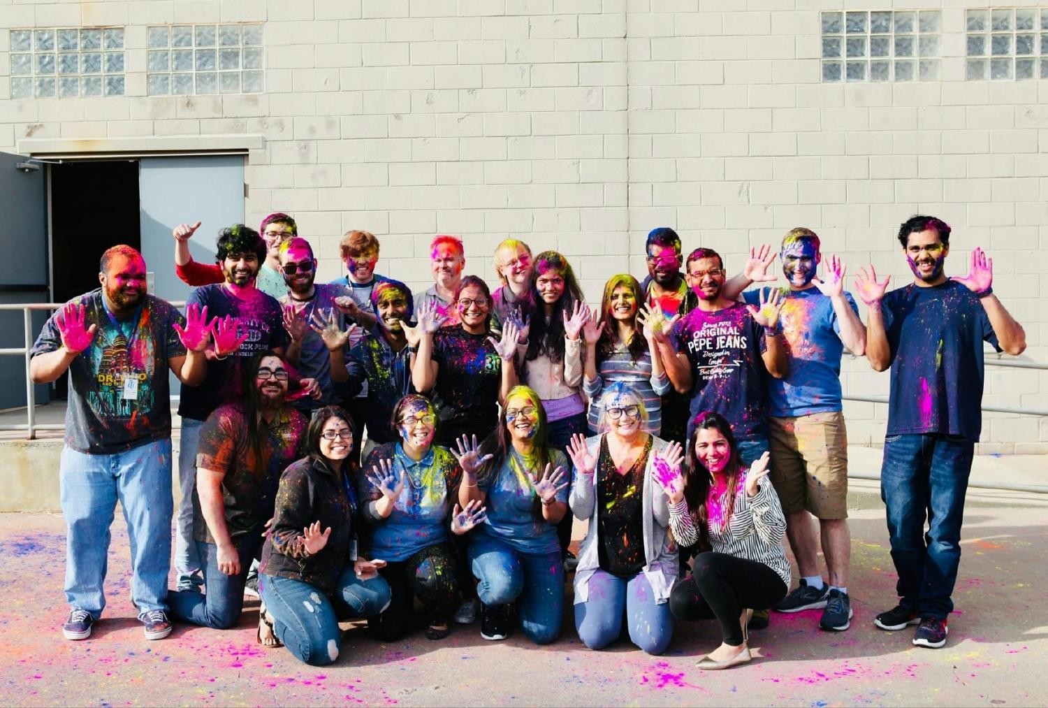 Celebrating Holi, an Indian holiday and learning more about our coworkers' traditions.