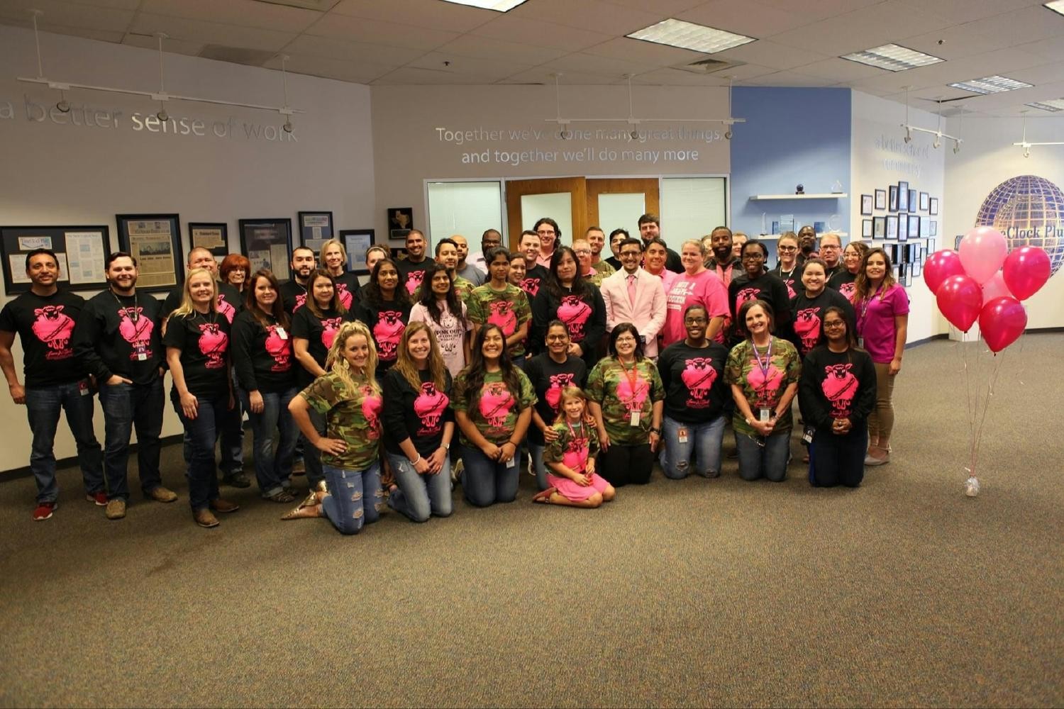 Breast cancer awareness fundraiser.