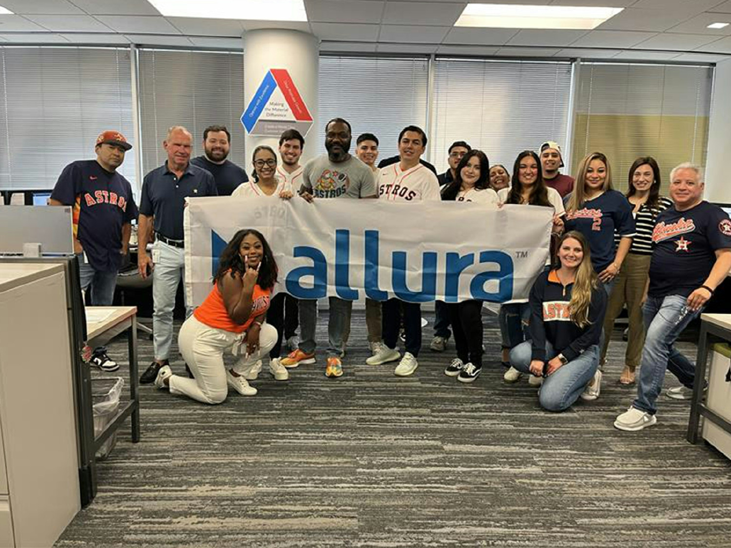 Celebrating wins together—on the job and at the game, we always show up as one united team.
