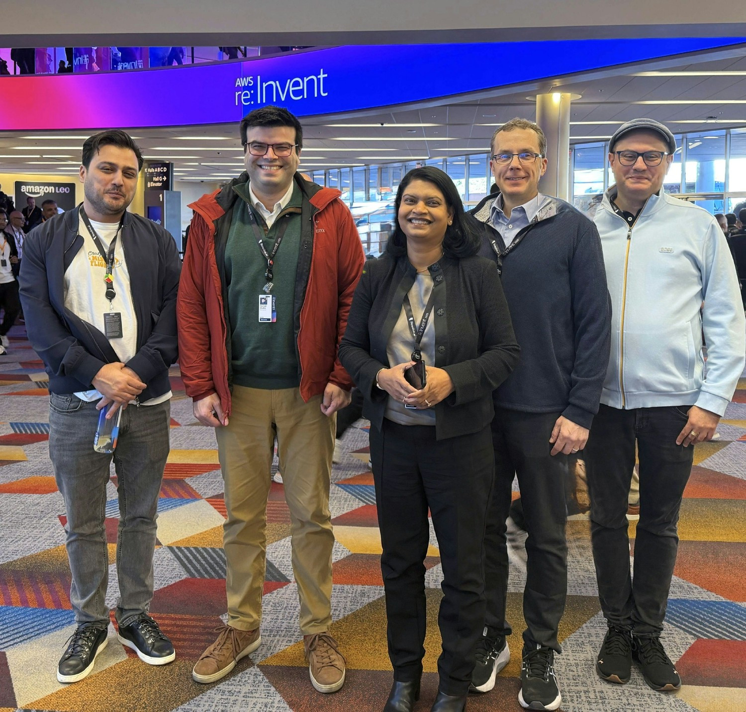 Siteimprove's resident agentic AI experts, CEO, and SVP of Engineering at AWS re:Invent ahead of our packed session.