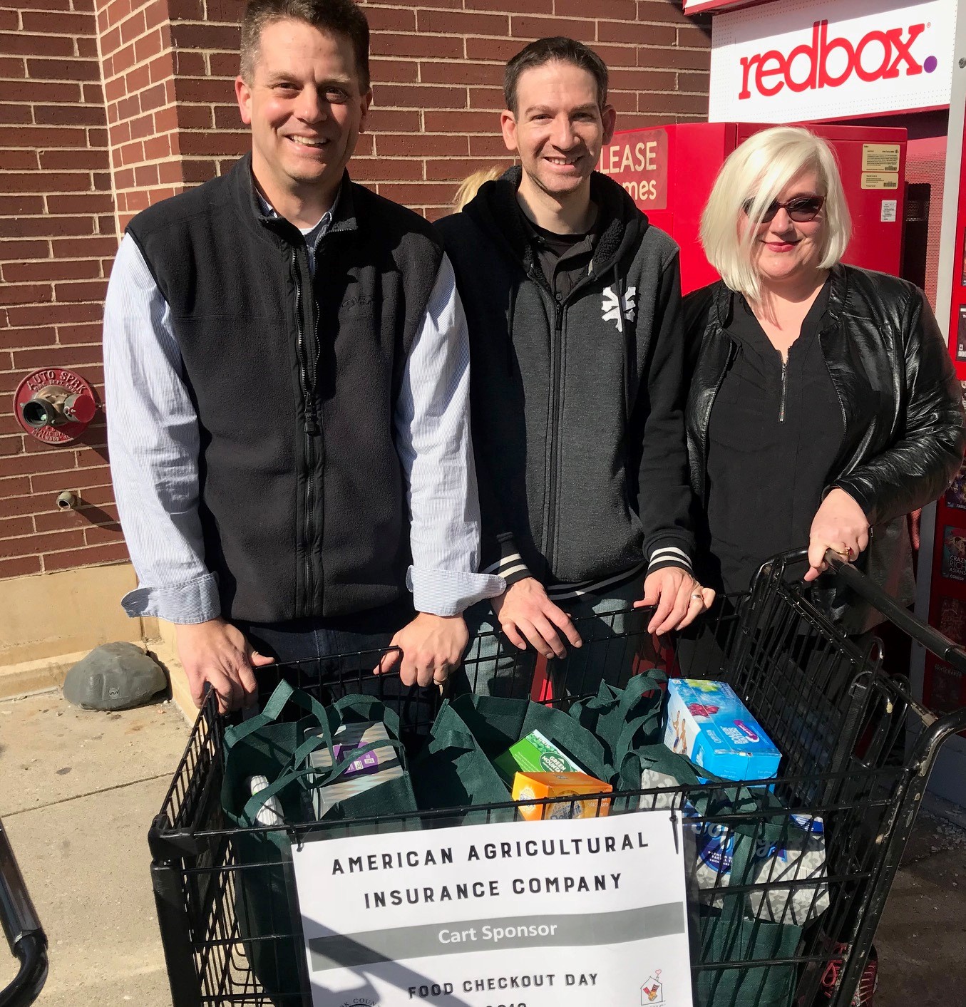 Volunteering at Food Check Out Day