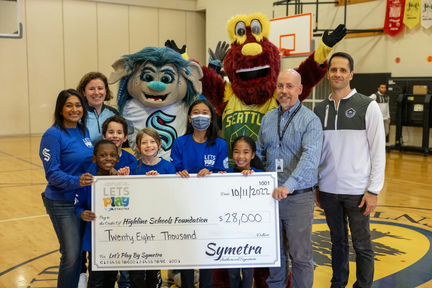 The “LETS Play by Symetra” community program helps young students build Leadership, Equity and Teamwork through Sports.