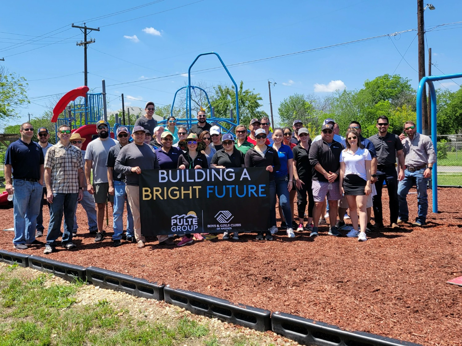 PulteGroup’s San Antonio Division held a beautification initiative at the Salvation Army Peacock Boys and Girls Club. 