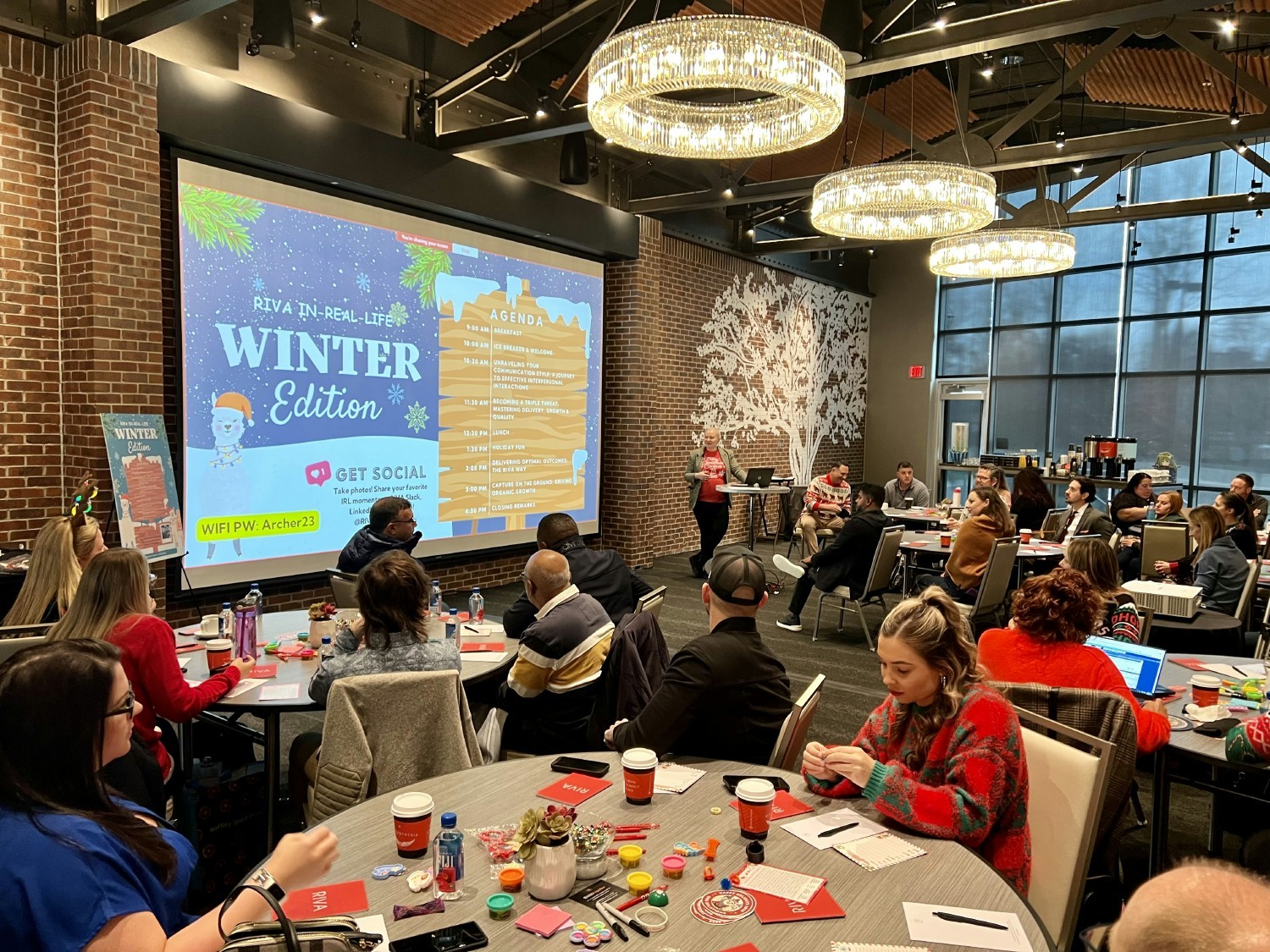Team RIVA hosts Winter IRL (In-Real-Life) 
Remote teams gather in person