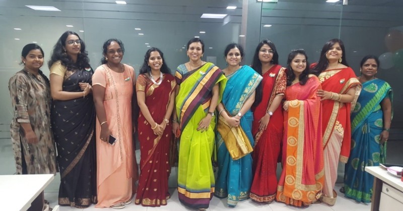 Our Hyde India Colleagues are Dressed to Impress