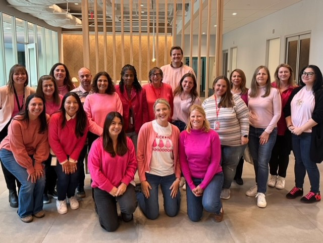 In October, we wear pink and raise awareness for breast cancer - research, patients, survivors & thrivers alike.