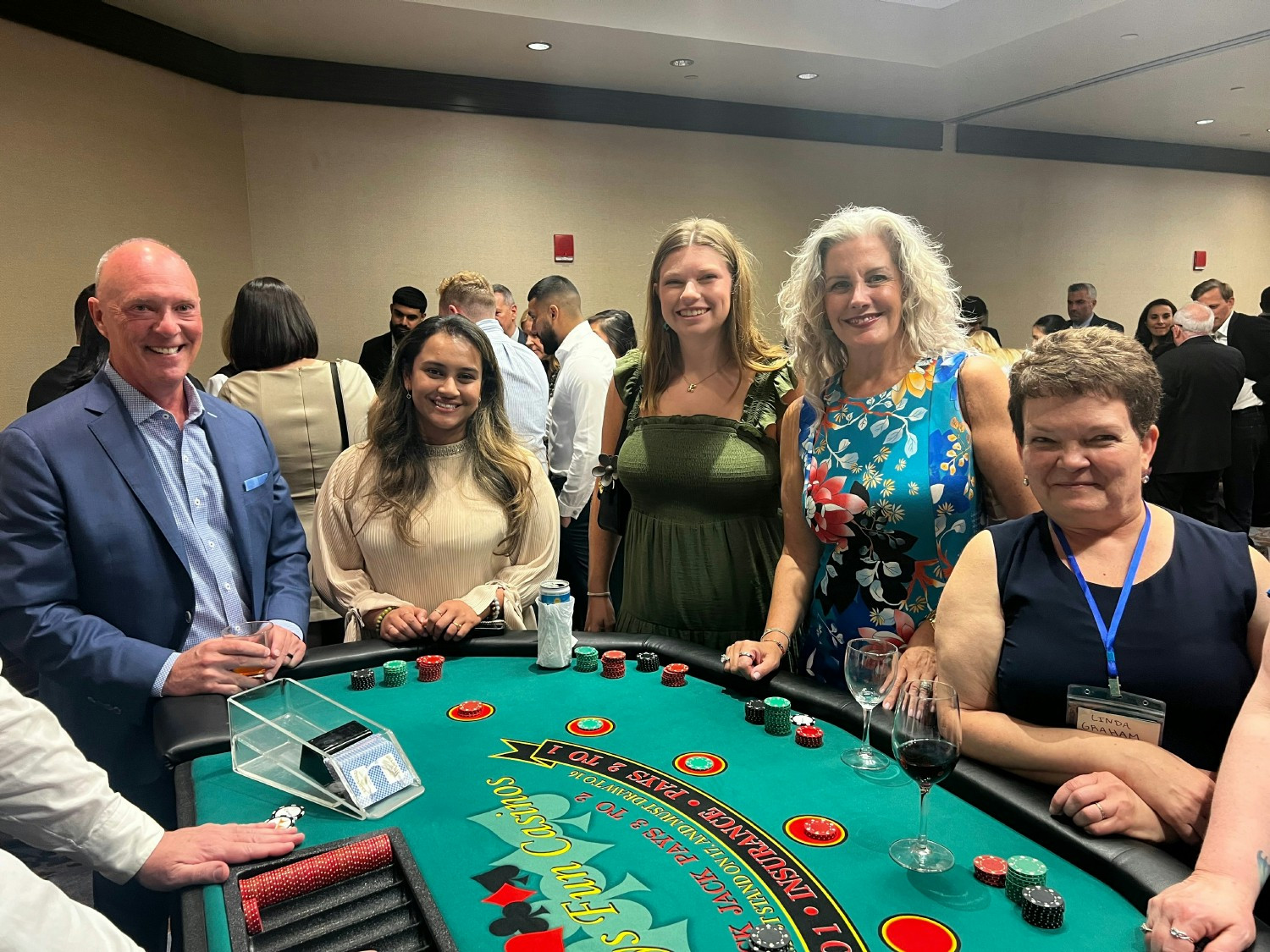 Actualize Consulting enjoyed casino night at the annual weekend retreat. 
