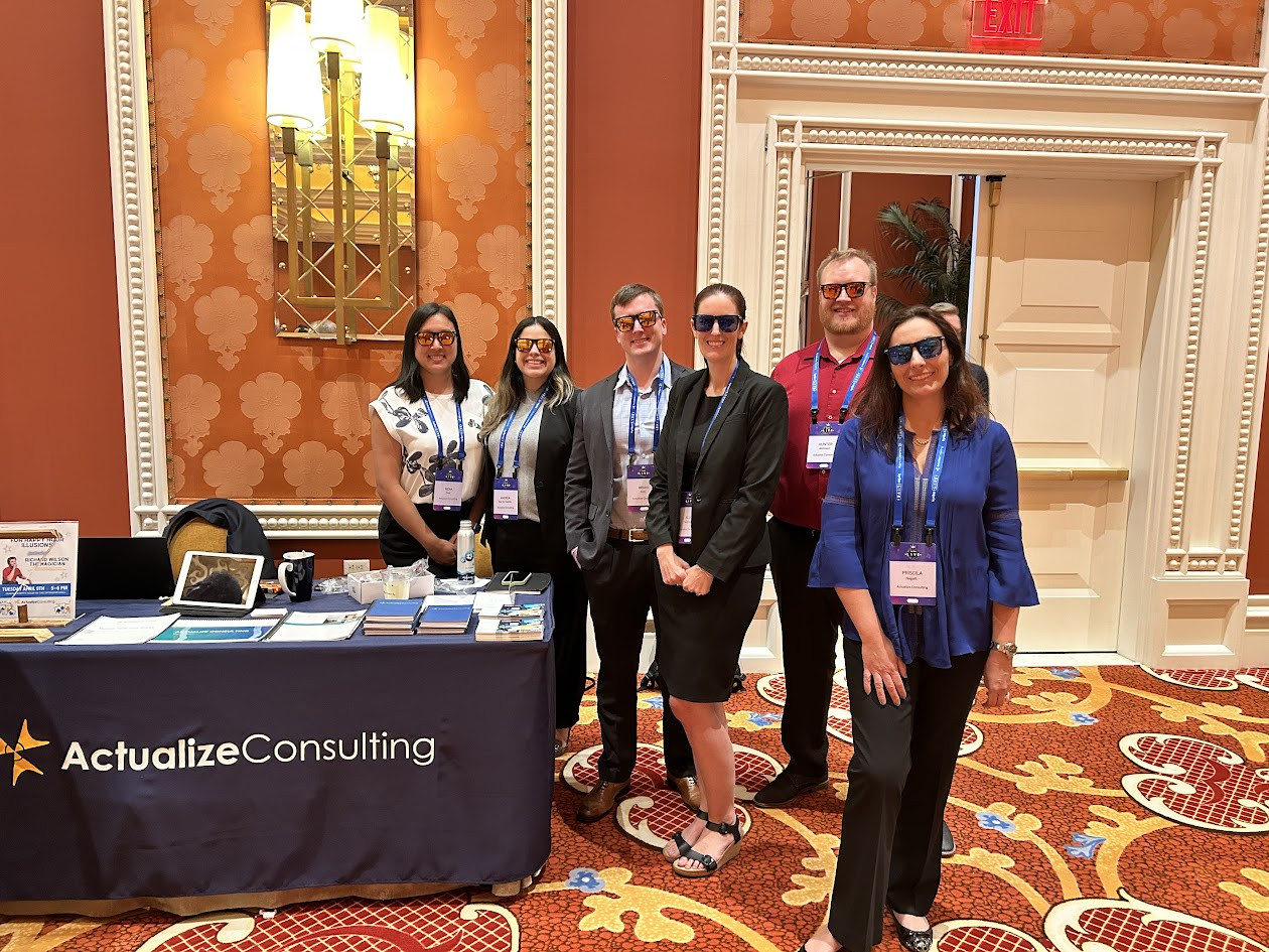 Actualize Consulting looked like superstars at an industry event. 