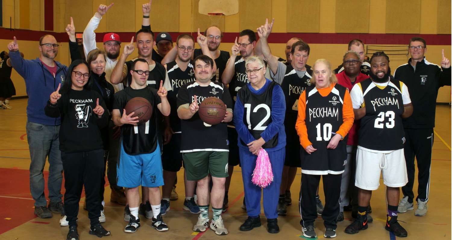 Annually Peckham works with our clients to create a Special Olympics basketball team that competes around the state.