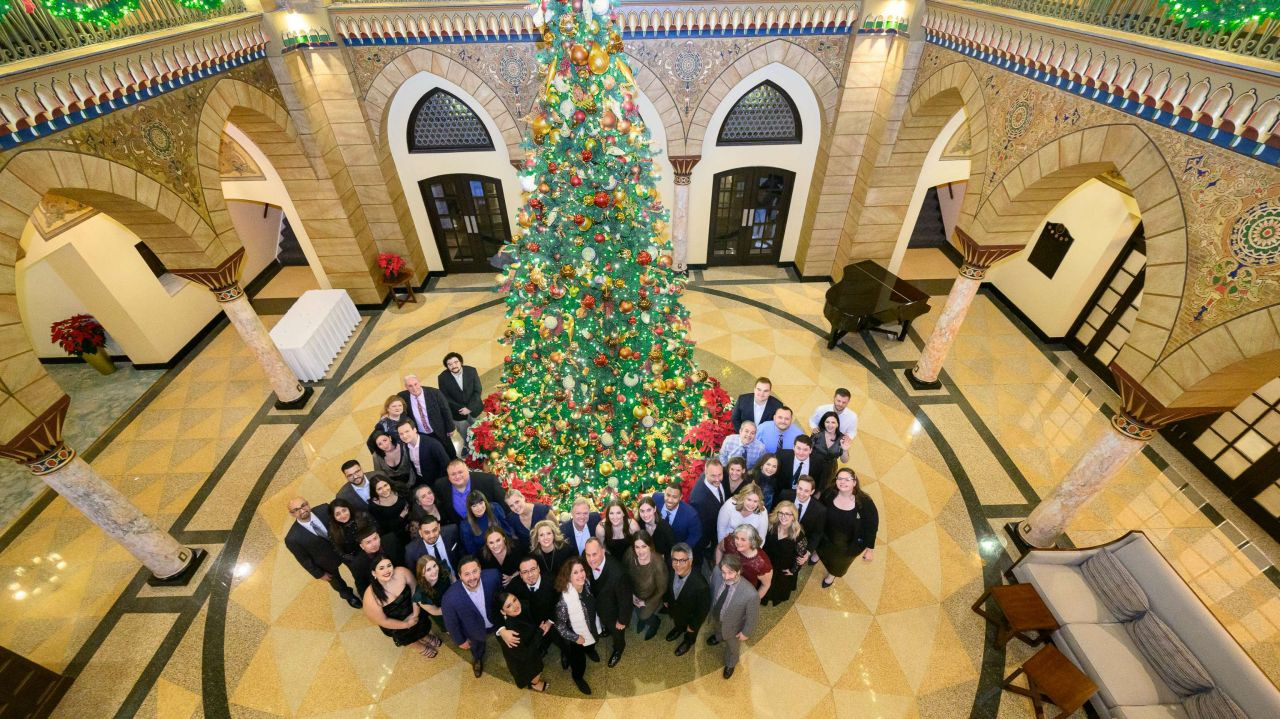 Sevan team members celebrating the holidays together.