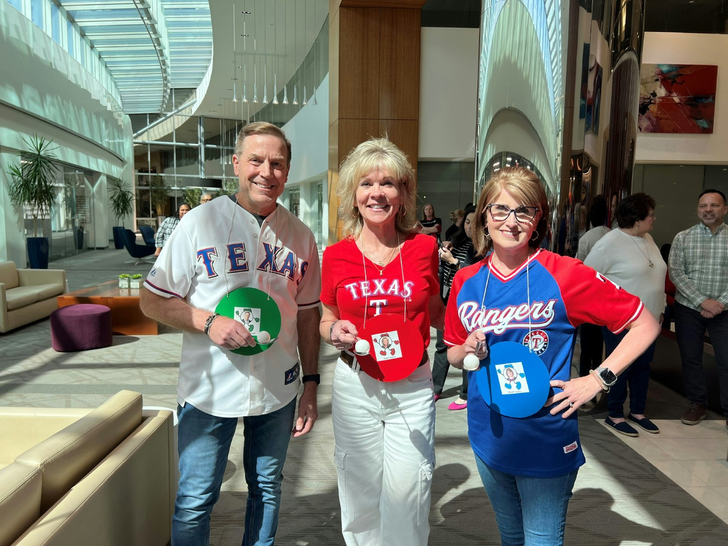Our leaders had fun participating in competitions and were cheered on by employees during our onsite Opening Day event.