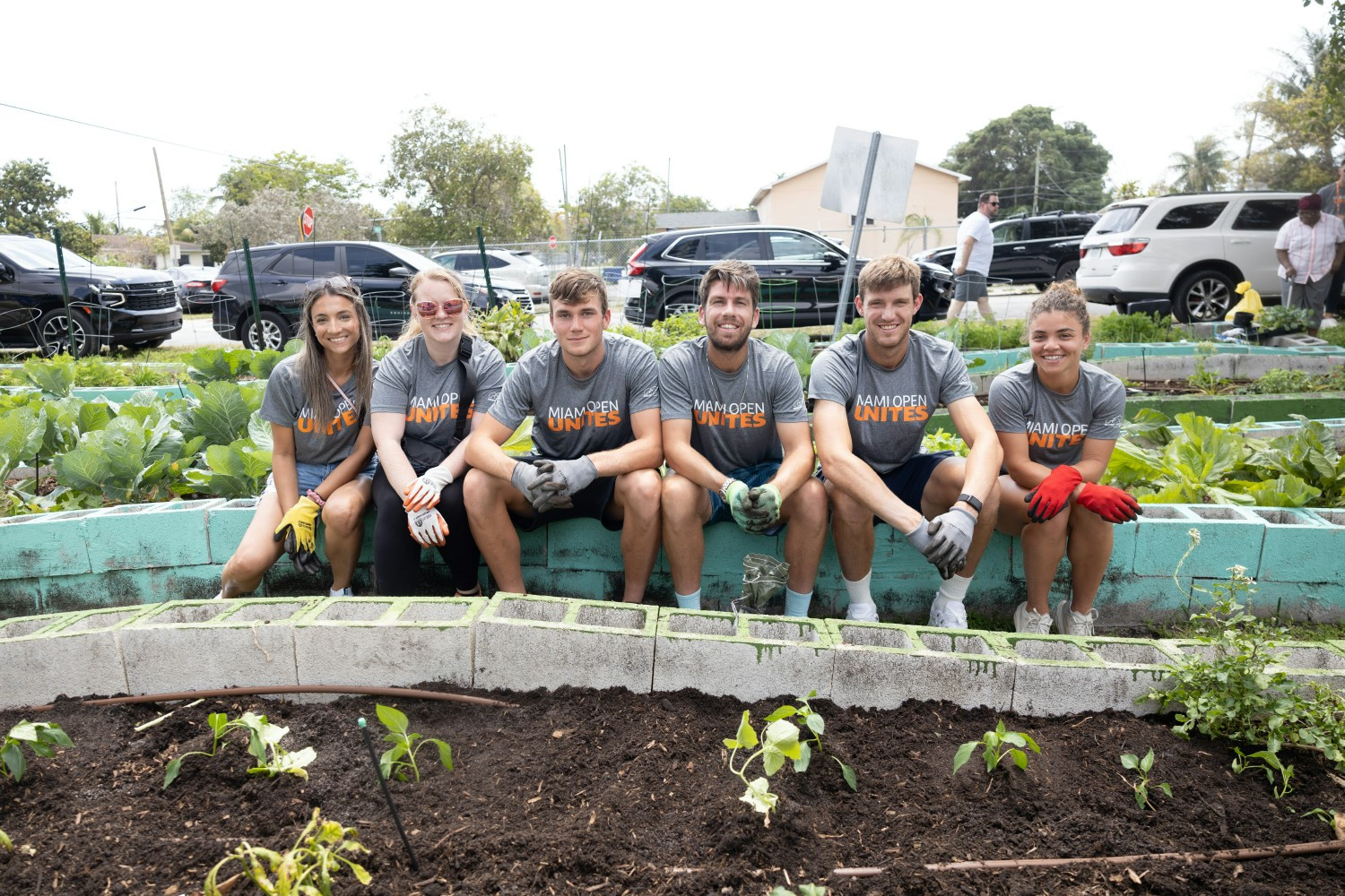 As part of the Hologic-WTA partnership, our employees join tennis pros in community service projects worldwide.