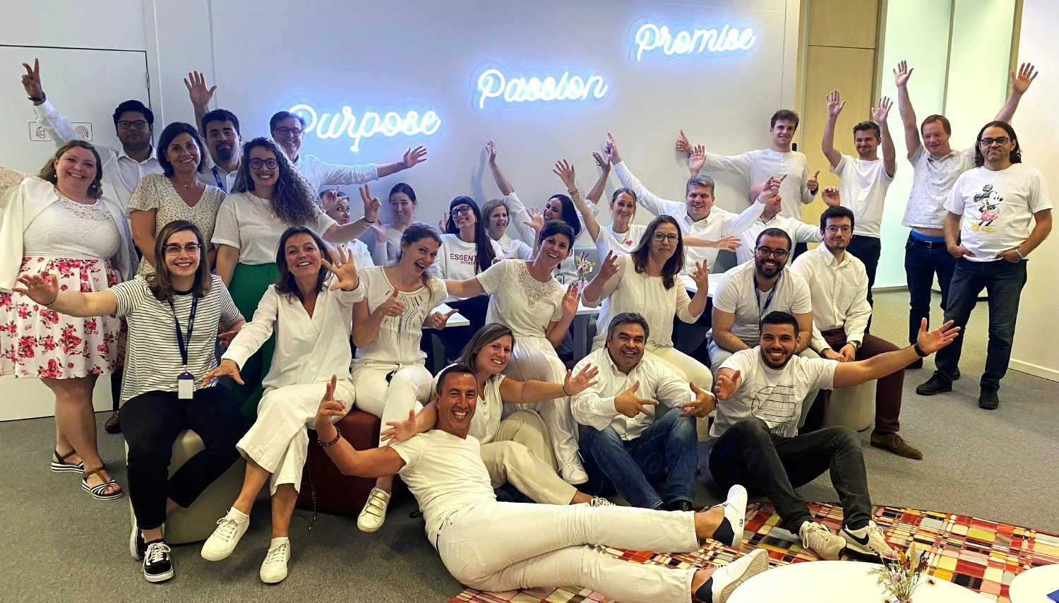Members of our team in Brussels, Belgium celebrate International Women's Day.