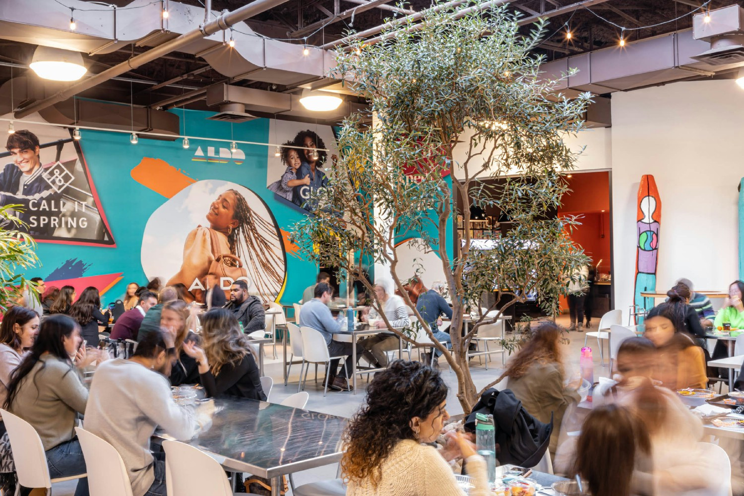PHOTO OF THE CAFETERIA AT OUR HEAD OFFICE BASED IN MONTREAL 
