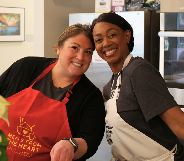 Serving up smiles and support through Meals From The Heart—giving back while living our values.