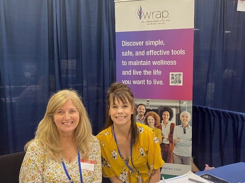 Wellness Recovery Action Plan (WRAP) leadership at a national conference, sharing information with attendees about WRAP.