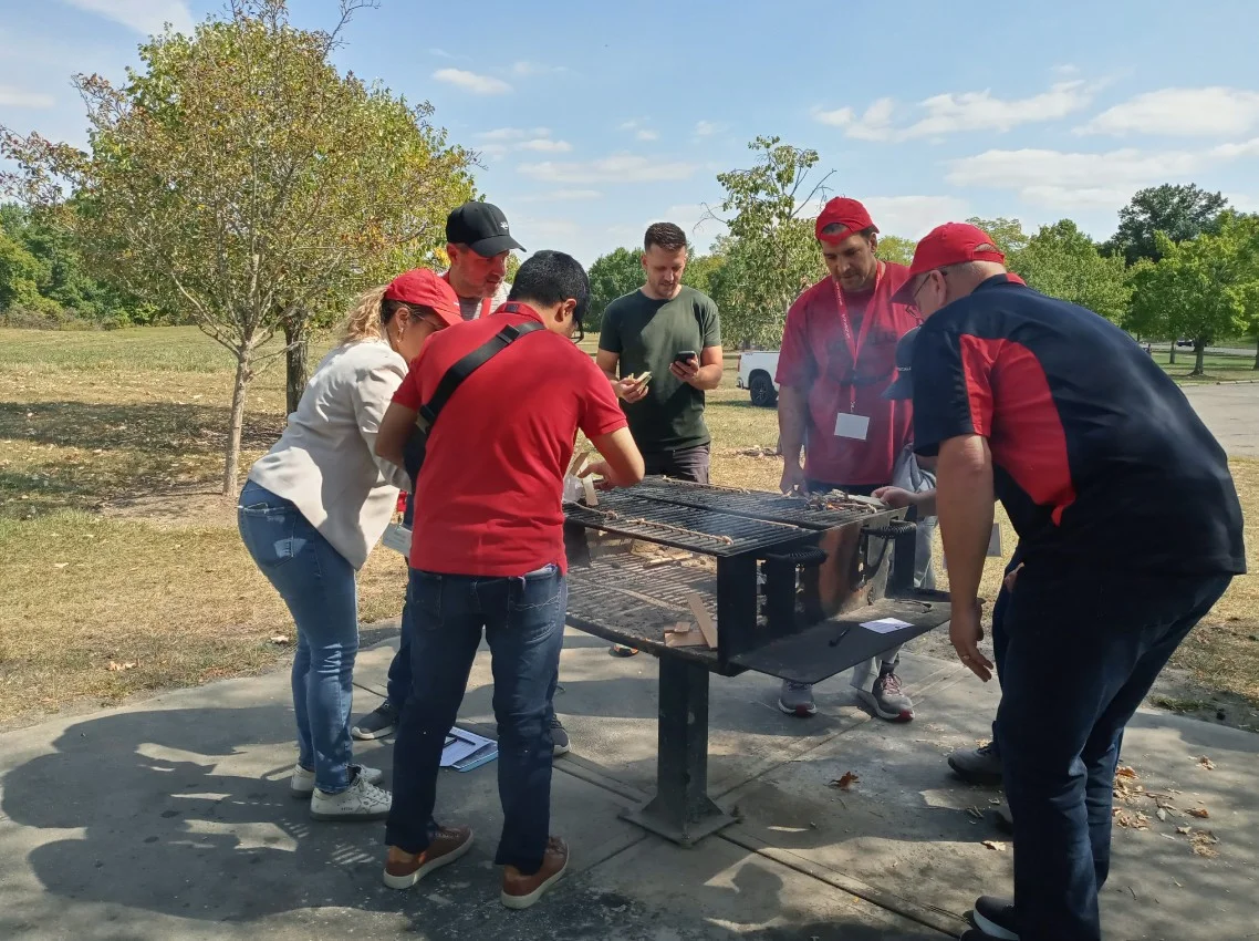 Learning Trust, Impact, and Feedback together in our High Potential Leadership Program, set in the beautiful outdoors!