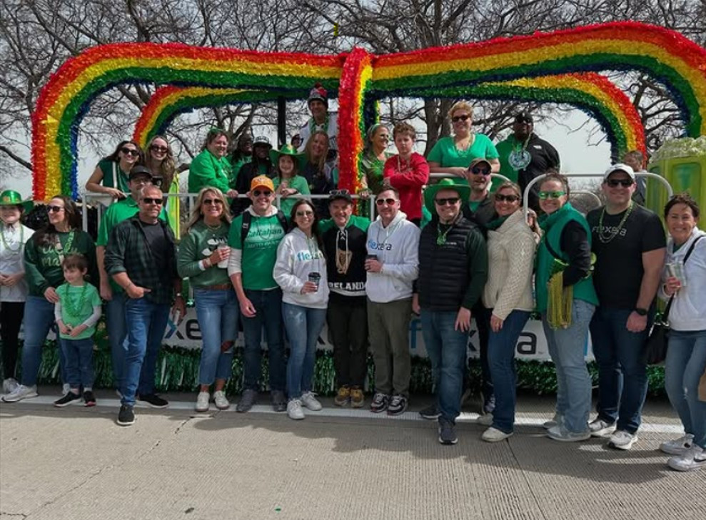 Our Team Proudly joining the festivities at the Chicago St Patrick's Day Parade!
