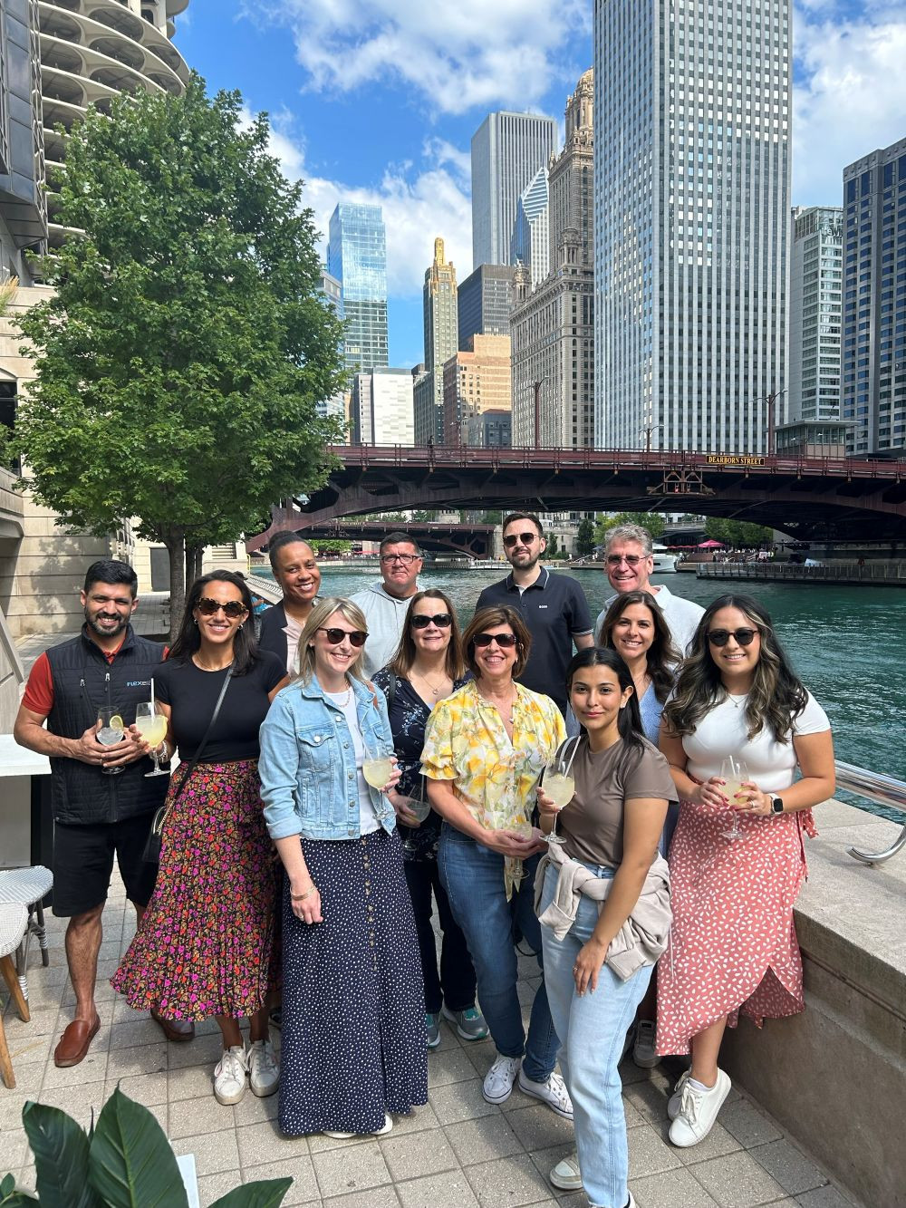Day of Connection during the Summertime in the vibrant Chicago Riverwalk!