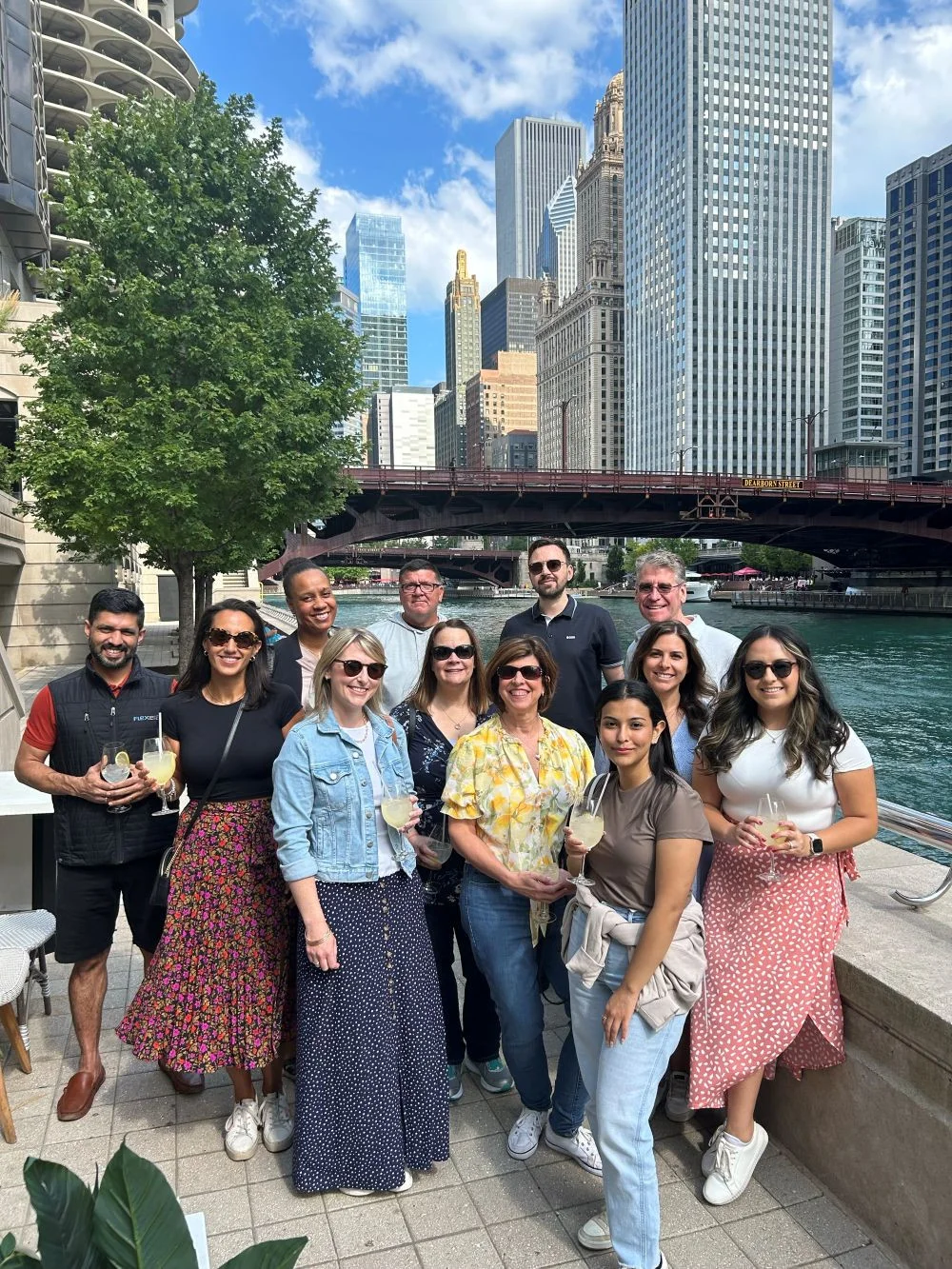 Day of Connection during the Summertime in the vibrant Chicago Riverwalk!