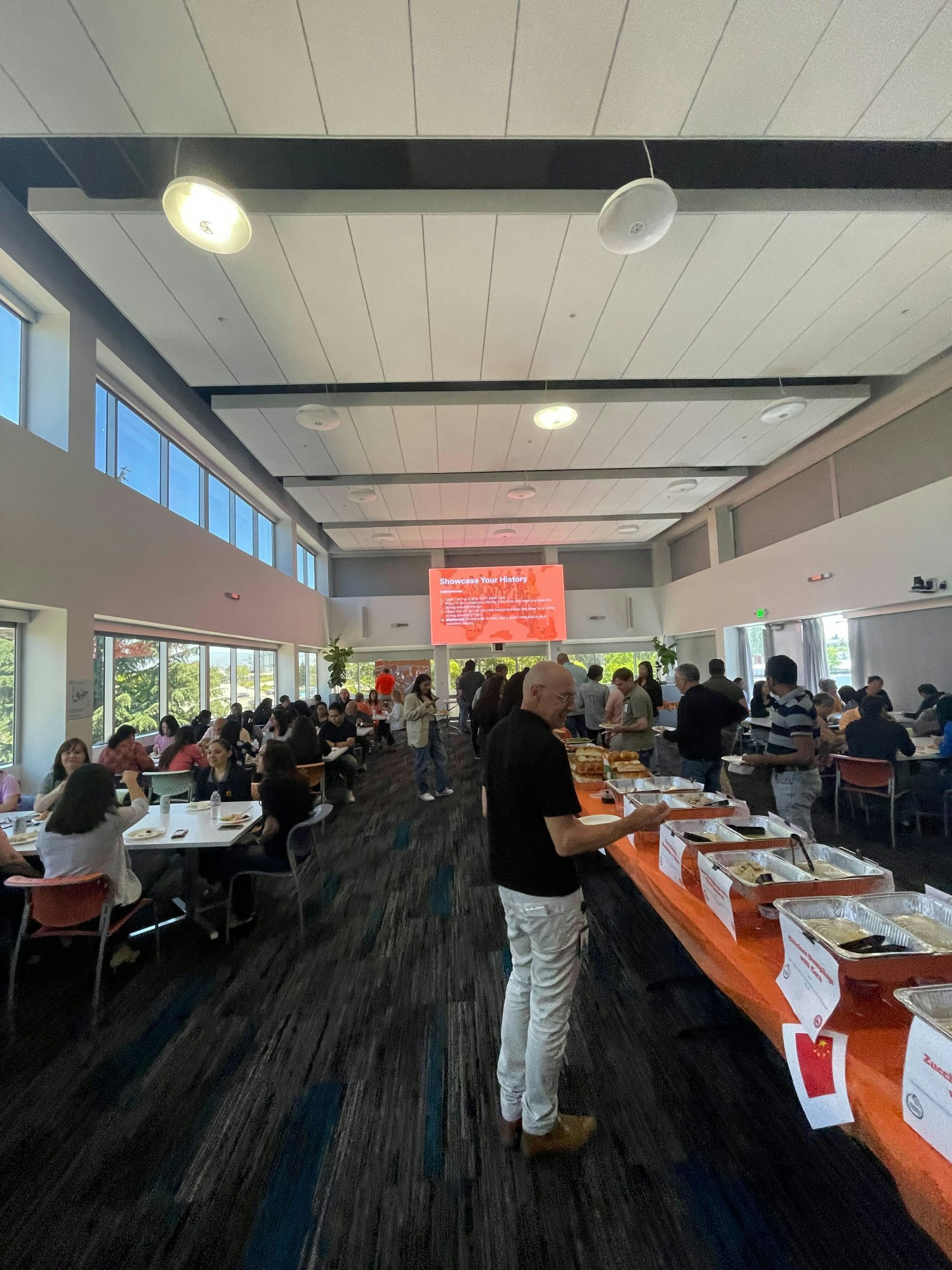 Orange Thursday celebrating Personal History month