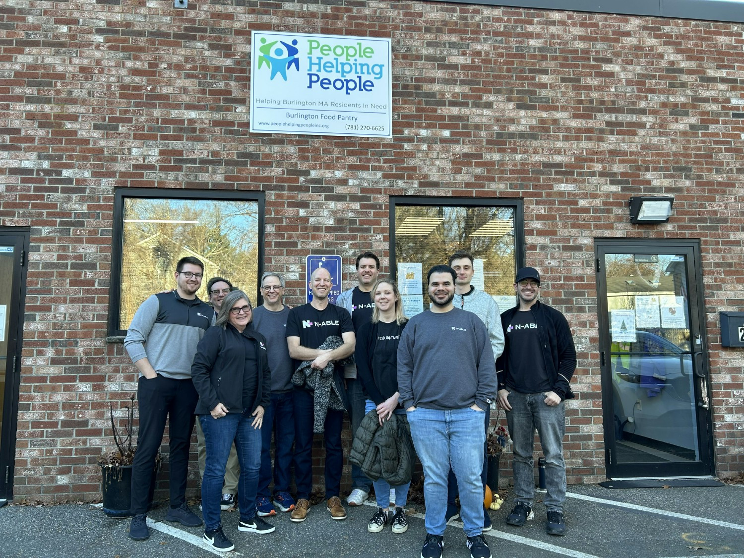 N-ablites in our Boston Collaboration Hub used a fully paid VoluNteer Day to support their local community!