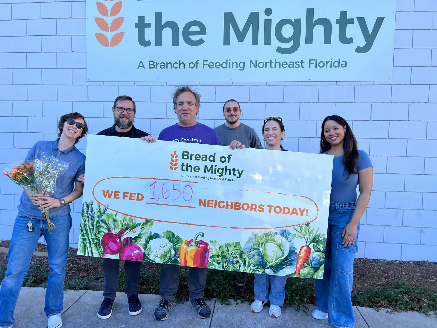 We show up and give back to the same communities that our customers support. 