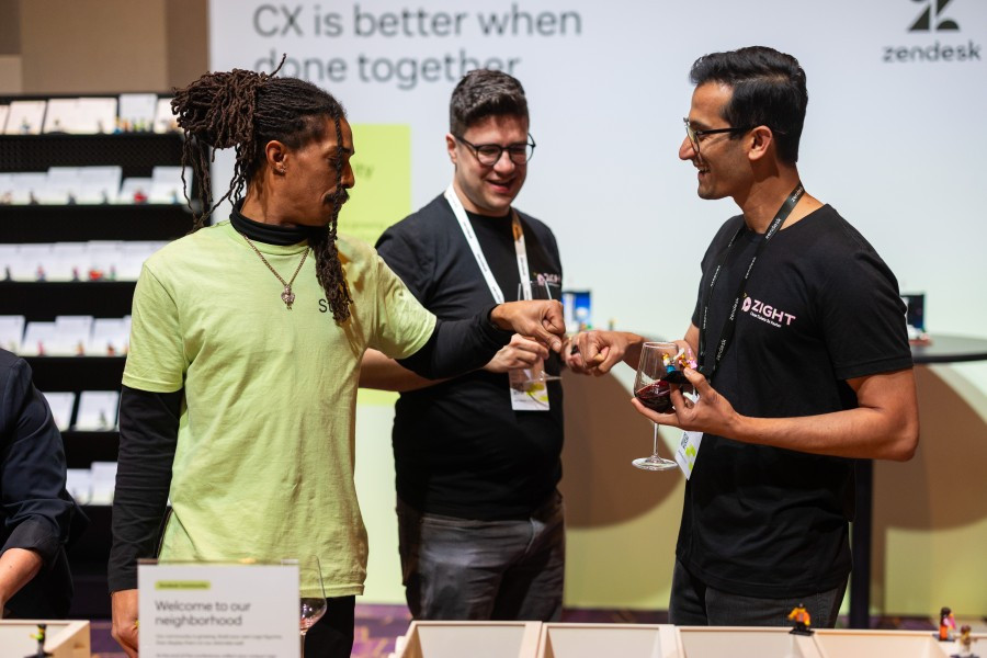 Real impact with AI - our team members showcase new innovations at live Zendesk customer and partner events.
