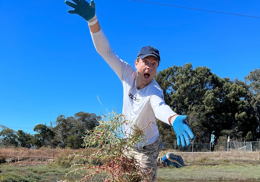 Volunteering to clean up our local parks