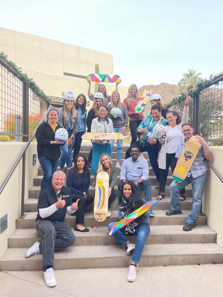 Talent and Culture building skateboards social impact event