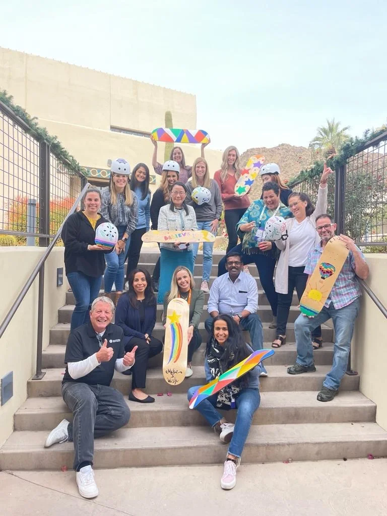 Talent and Culture building skateboards social impact event