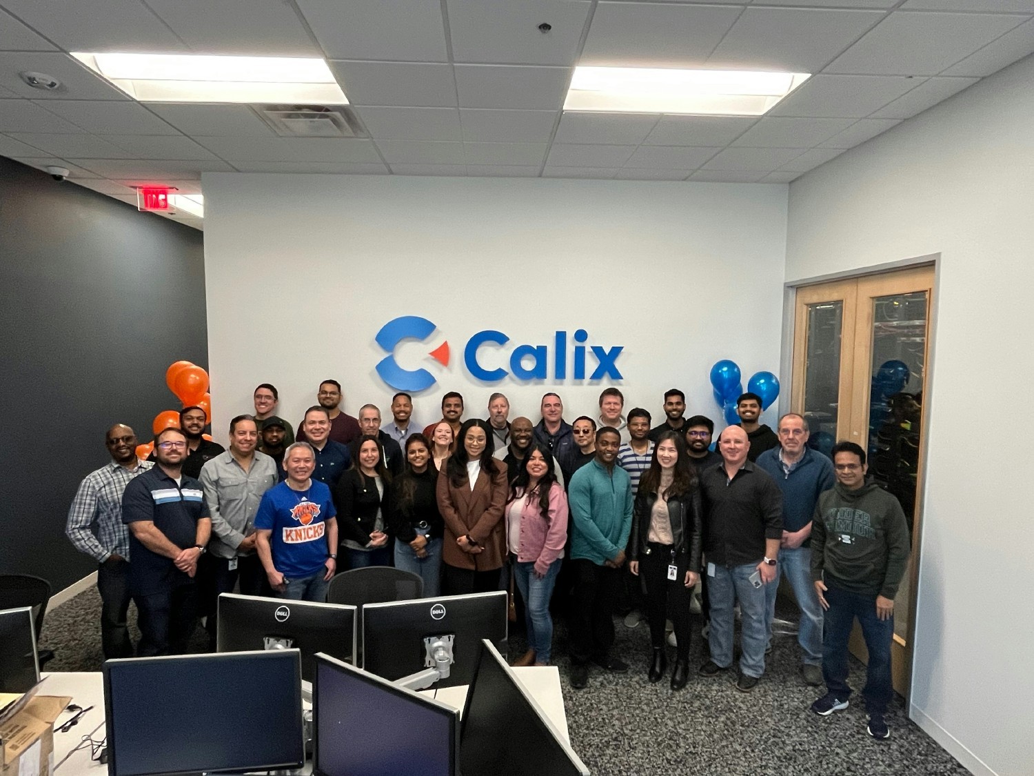 Calix Richardson team celebrating employee appreciation day